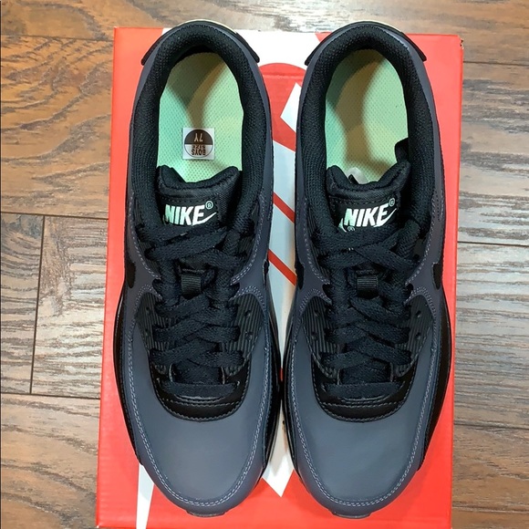 NIKE AIR MAX 90 LTD (GS) Dark Grey/Black-Dark Grey - Picture 10 of 16